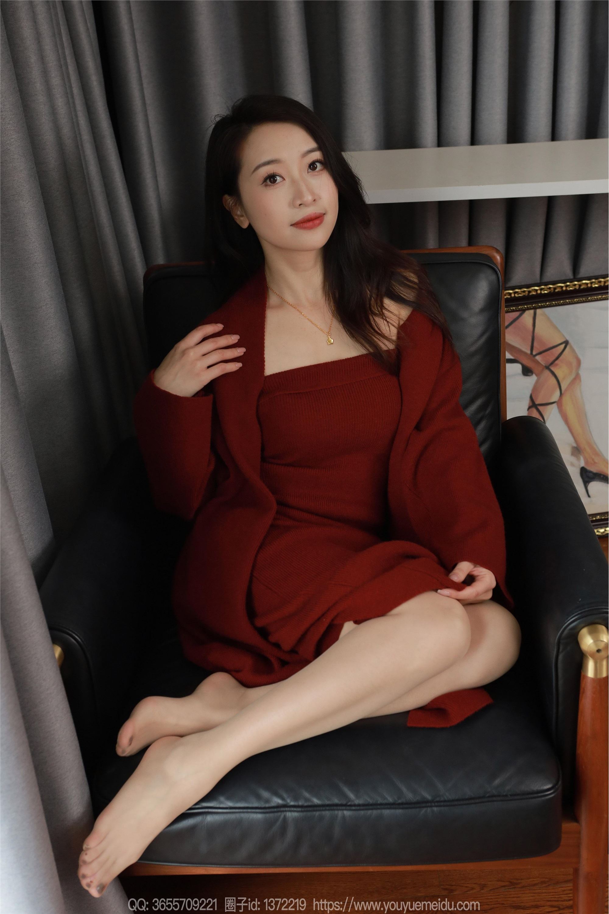 IESS异思趣向  2025.01.27 丝享家 1961 小婕《红色针织裙（上）》